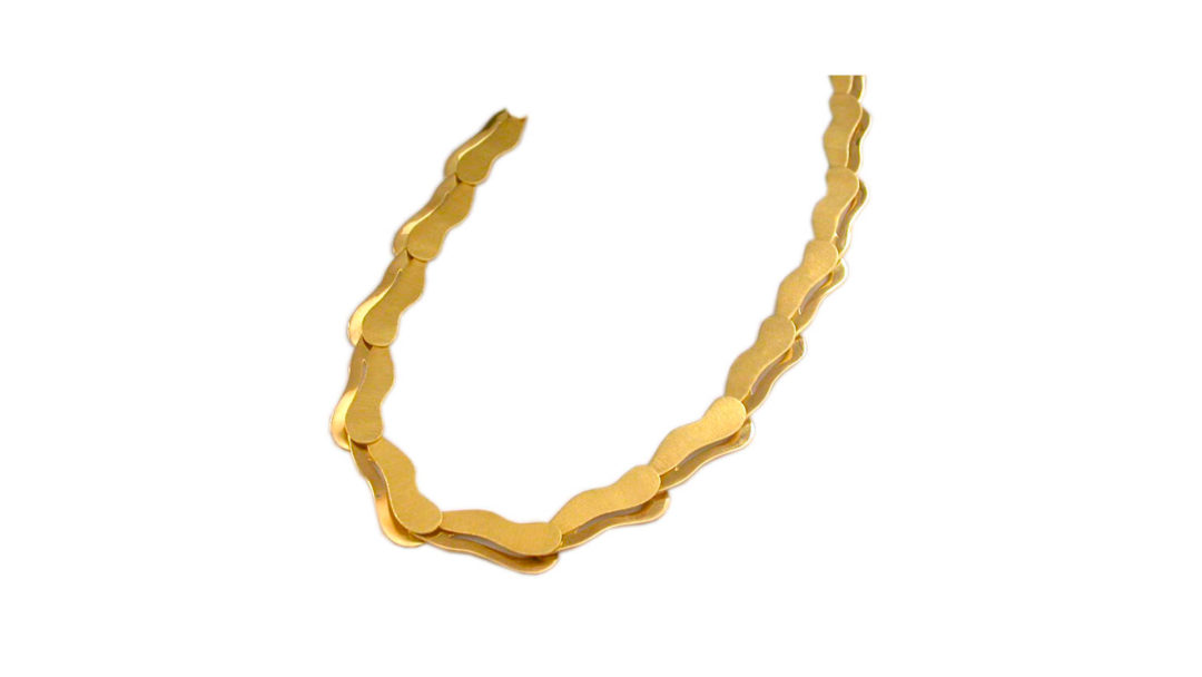 19.25Kt Yellow Gold Necklace, Colar em Ouro Amarelo 19.25Kt Gladis