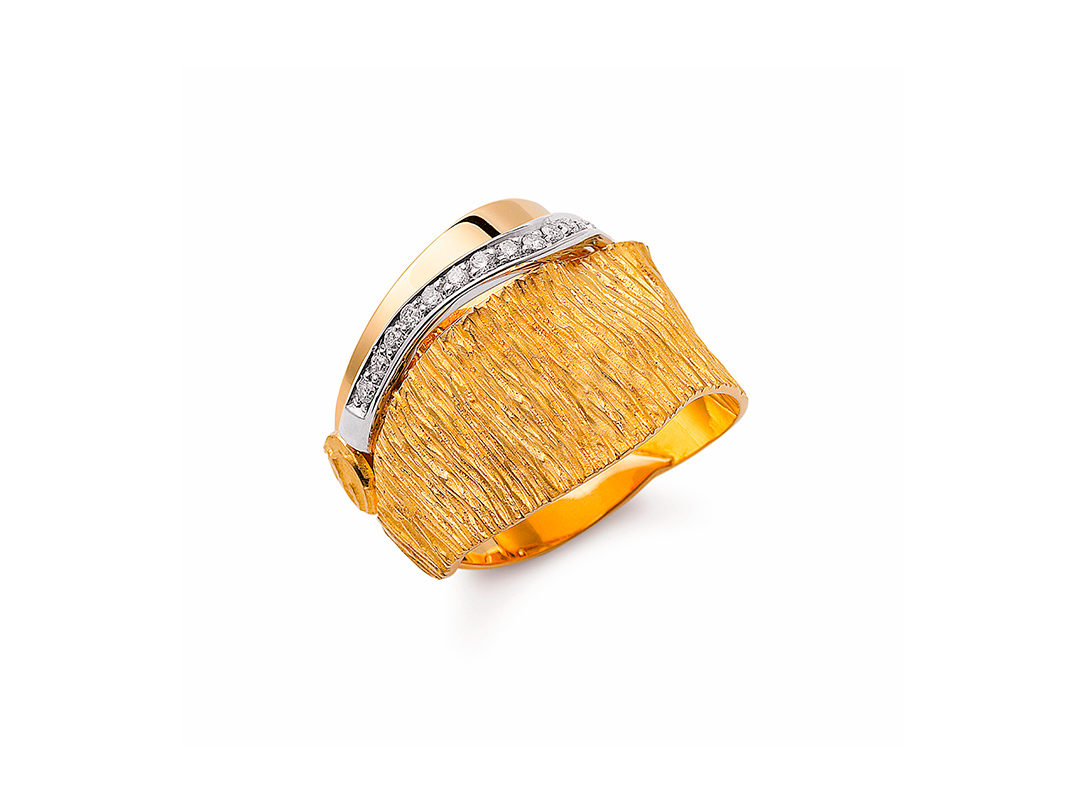 Luana Gold Diamond Ring
